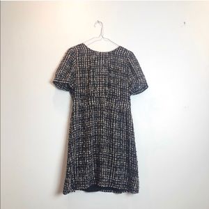 J.Crew patterned silk dress